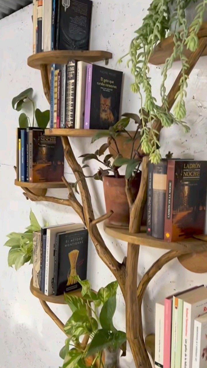 etagere style arbre